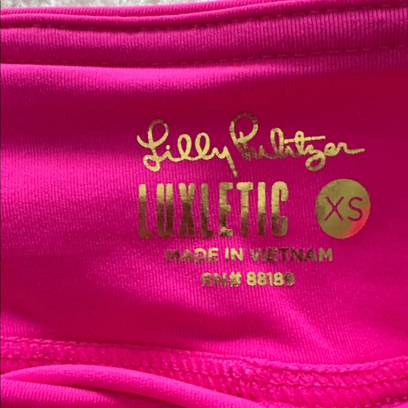 Lilly Pulitzer Luxletic Hot Pink Skort, XS - Picture 2 of 5